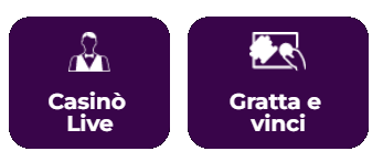 Sezione live casino e gratta e vinci su Gratowin Casino con dealer professionali in tempo reale e premi istantanei per un’esperienza autentica di gioco online in Italia